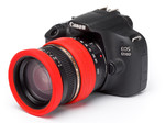 easyCover Lens Rim silikonowe osłony na obiektyw 67 mm - czerwony