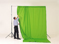 Tło tekstylne Lastolite Chromakey Curtain / Muslin 3 x 3.5 m Green