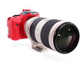 easyCover silikonowa osłona na body aparatu Canon EOS 650D / 700D - czerwona