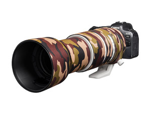 easyCover Lens Oak Canon RF 100-500mm F4.5-7.1L IS USM brown camouflage