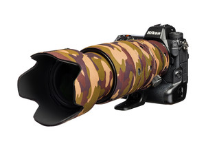 easyCover Lens Oak Nikon Z 100-400mm F/4,5-5.6 VR S brown camouflage