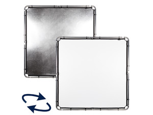 Ekran Silver / White do systemu Lastolite Skylite Rapid 1.5 x  1.5 m