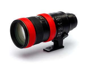 easyCover Lens Ring silikonowe osłony na obiektyw  - czerwone