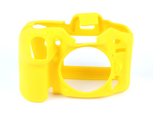 easyCover silikonowa osłona na body aparatu Nikon D7100 / D7200 - żółta