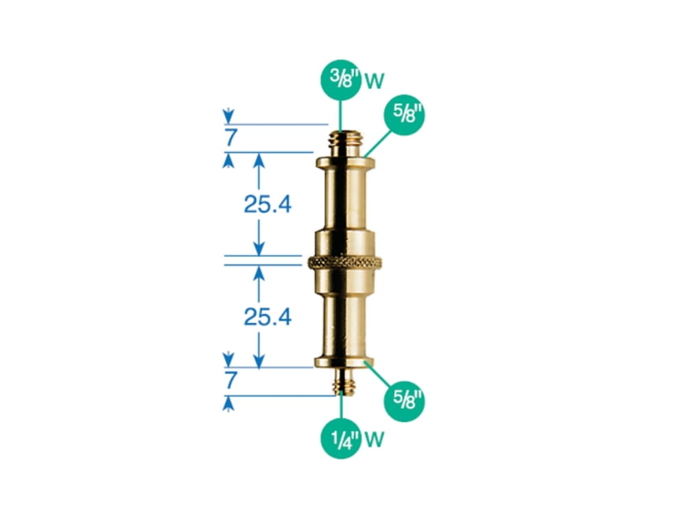 Adapter Manfrotto 013 16mm male