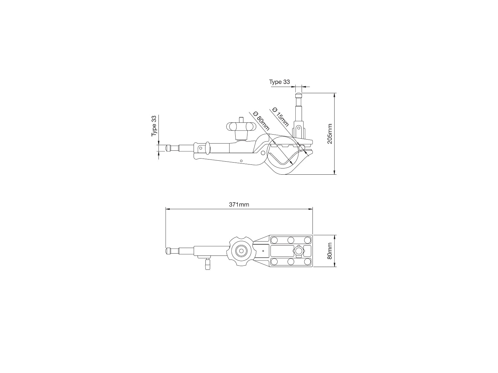 Manfrotto C500 Pelican Gafer Grip - uchwyt z blokadą