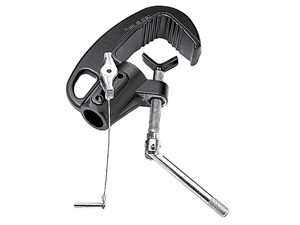 Manfrotto C100 Pipe Clamp - klamra do podwieszania lamp i akcesoriów