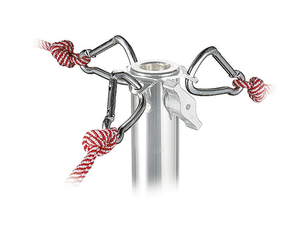 Zestaw trzech odciągów do statywów oświetleniowych 087WBK