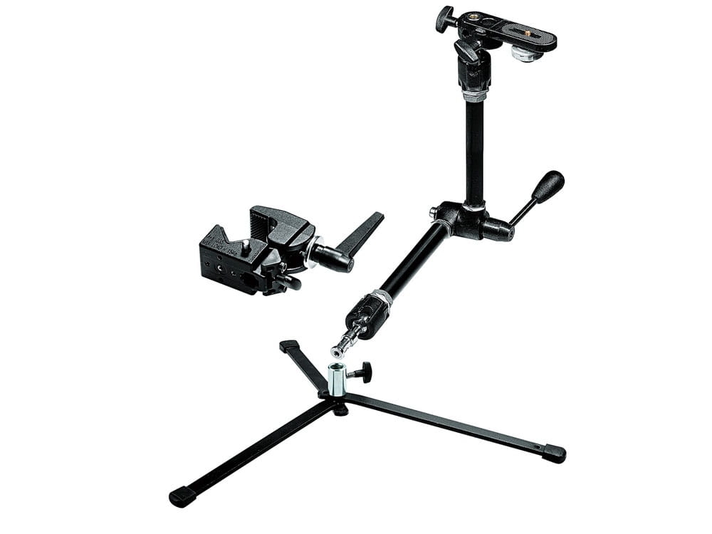 Zestaw Manfrotto 143 (ramię, uchwyt, statyw)