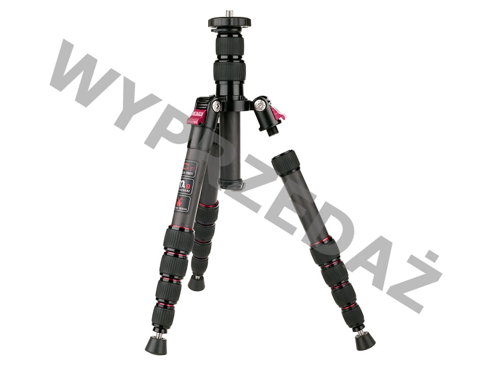 Statyw fotograficzny karbonowy Redged TSC-525K (zestaw z głowicą RNB-0n)