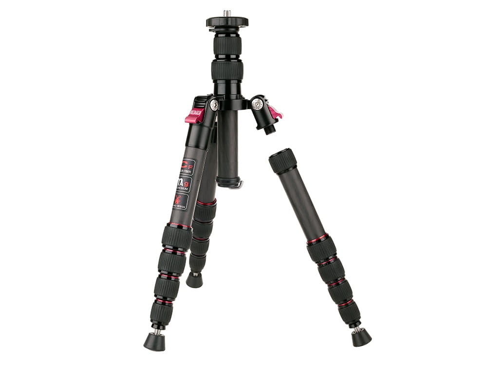 Statyw fotograficzny karbonowy Redged TSC-525K (zestaw z głowicą RNB-0n)