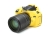 easyCover silikonowa osłona na body aparatu Nikon D5200 - żółta
