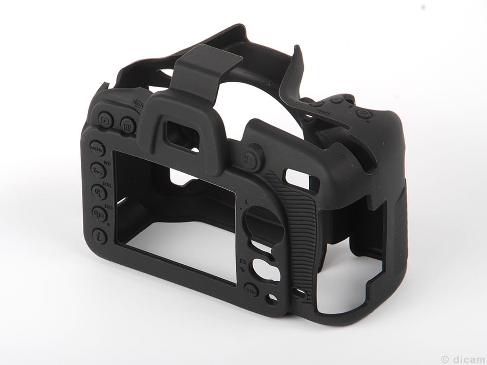 easyCover silikonowa osłona na body aparatu Nikon D7100 / D7200 - czarna