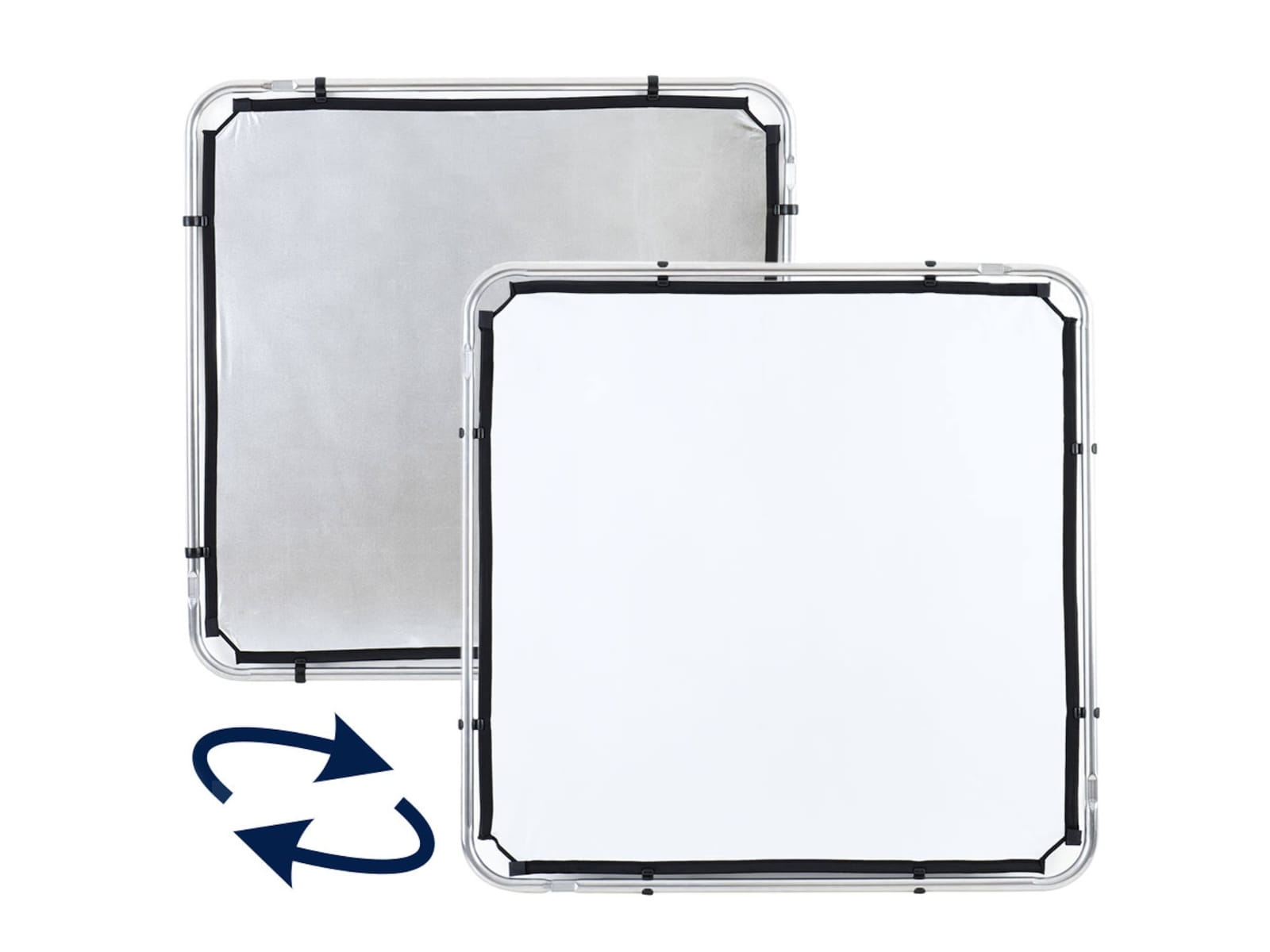 Ekran Silver / White do systemu Lastolite Skylite Rapid small 1.1 x 1.1 m