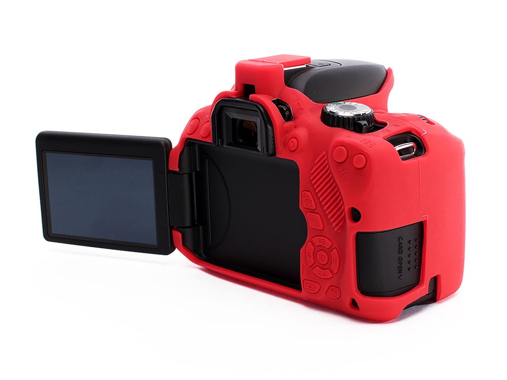 easyCover silikonowa osłona na body aparatu Canon EOS 650D / 700D / T4i / T5i - czerwona