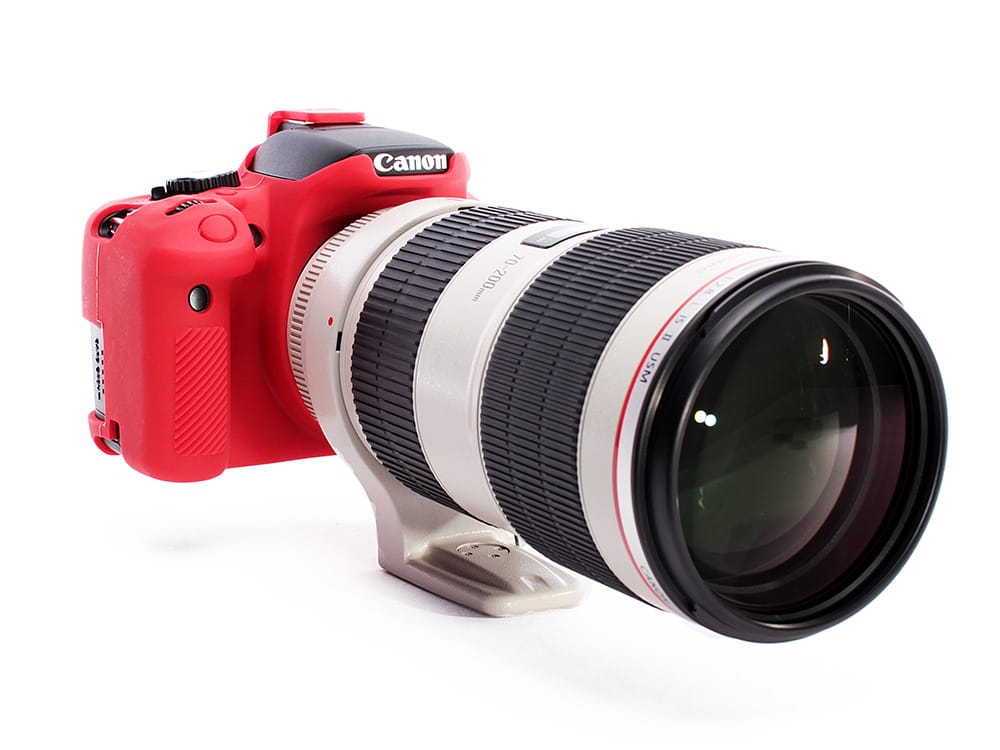 easyCover silikonowa osłona na body aparatu Canon EOS 650D / 700D / T4i / T5i - czerwona