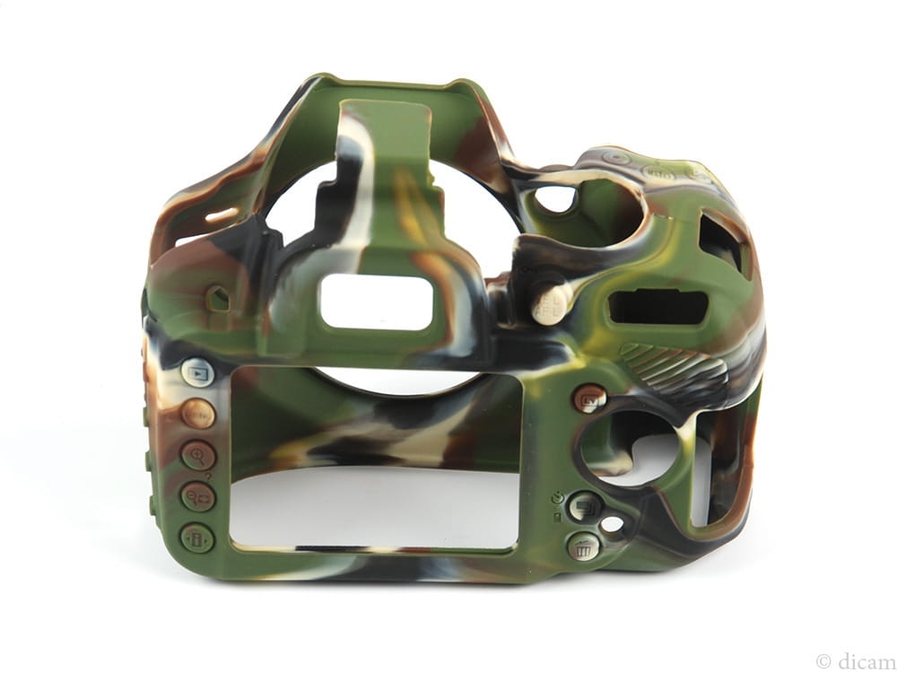 easyCover silikonowa osłona na body aparatu Nikon D3200 - camouflage