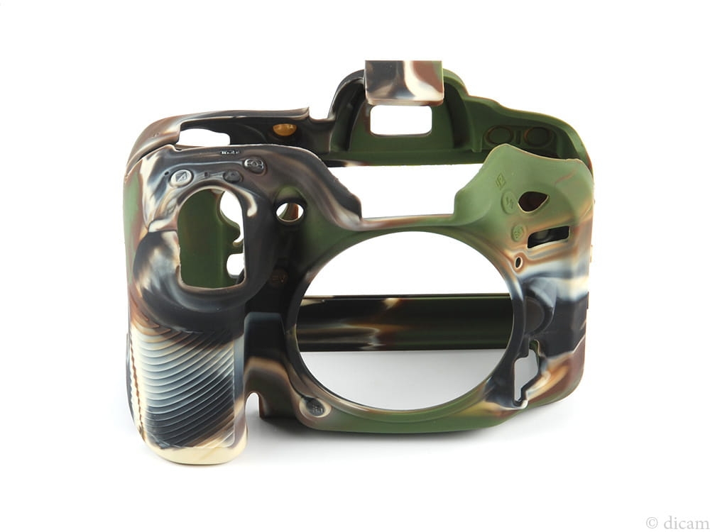 easyCover silikonowa osłona na body aparatu Nikon D7100 / D7200 - kamuflaż