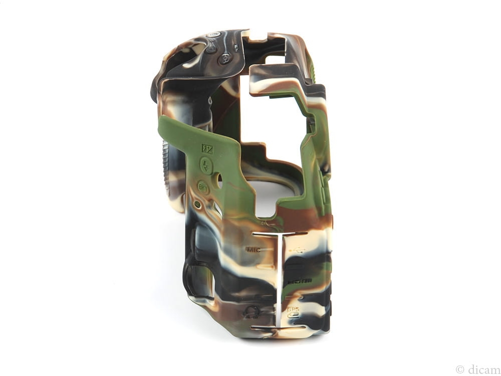 easyCover silikonowa osłona na body aparatu Nikon D7100 / D7200 - kamuflaż