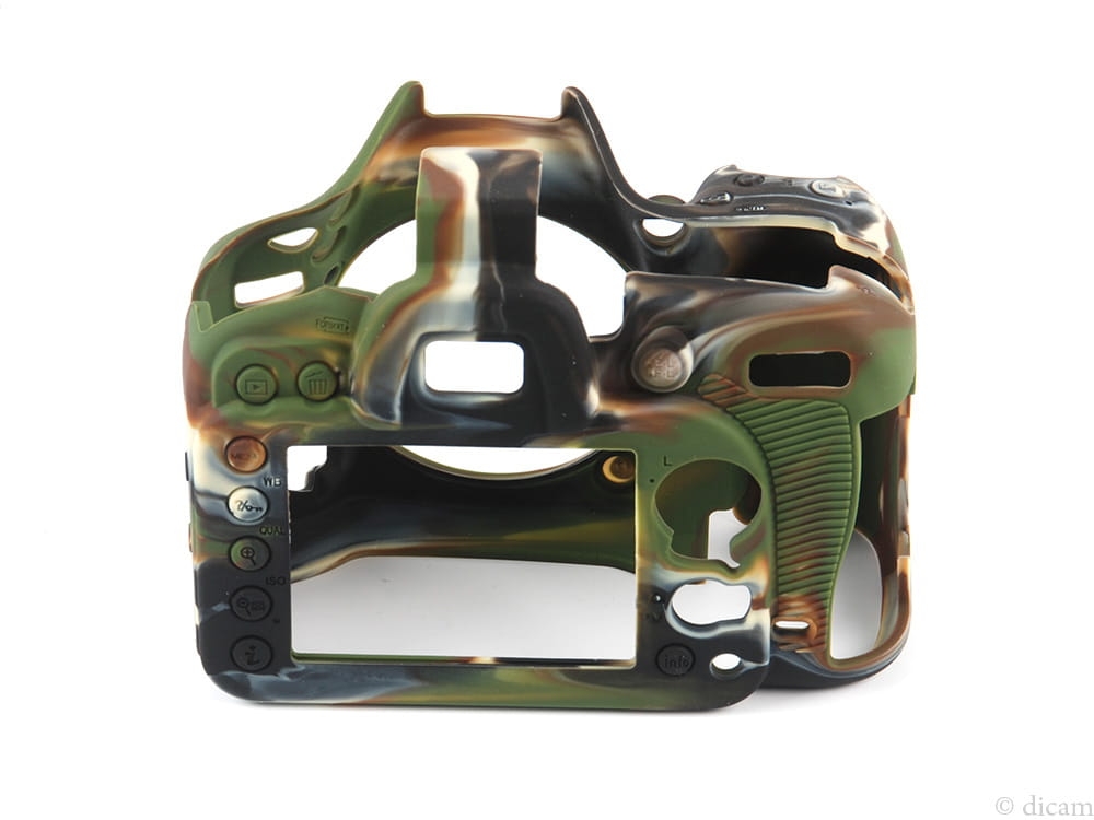 easyCover silikonowa osłona na body aparatu Nikon D7100 / D7200 - kamuflaż
