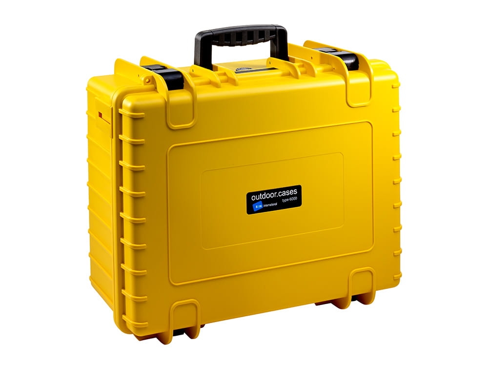 Walizka B&amp;W outdoor.cases typ 6000 żólta bez wkładu