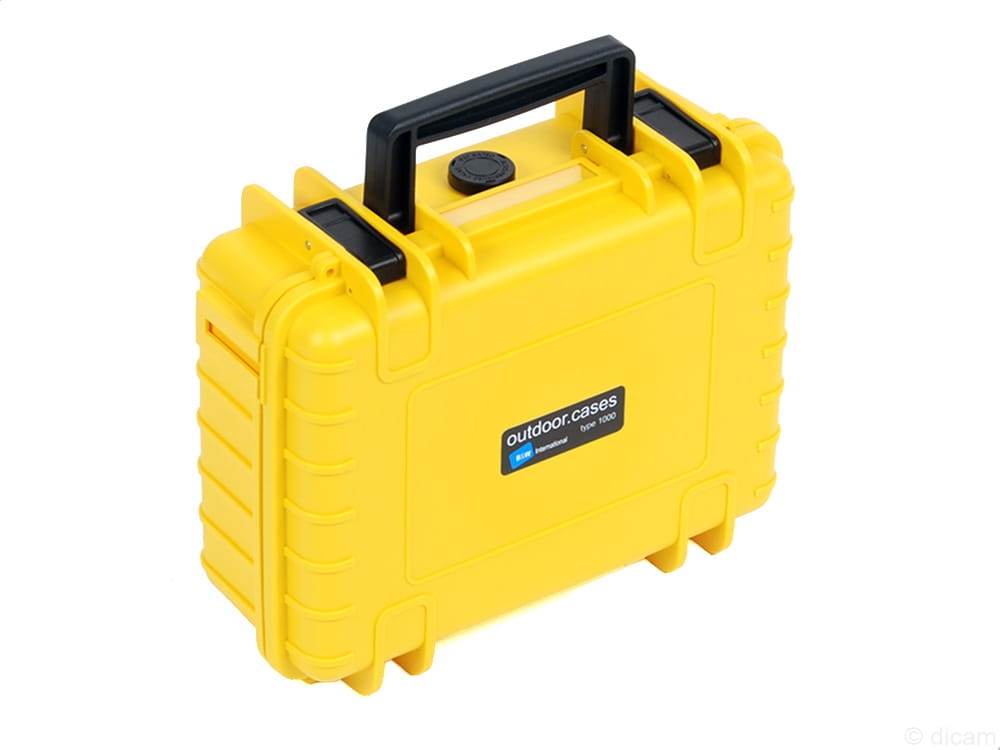 Walizka B&amp;W outdoor.cases typ 1000 SI żólta