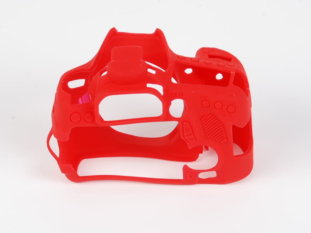 easyCover silikonowa osłona na body aparatu Canon EOS 70D - czerwona