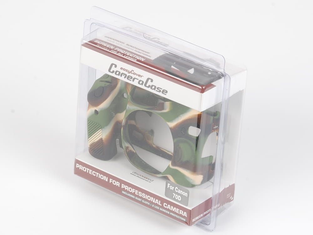 easyCover silikonowa osłona na body aparatu Canon EOS 70D - camouflage