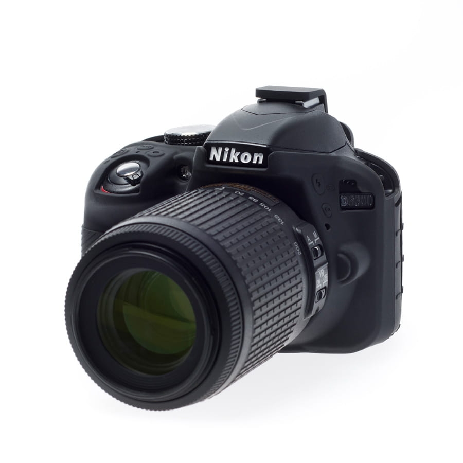 easyCover silikonowa osłona na body aparatu Nikon D3300 / D3400 - czarna