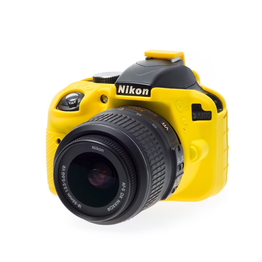 easyCover silikonowa osłona na body aparatu Nikon D3300 / D3400 - żółta