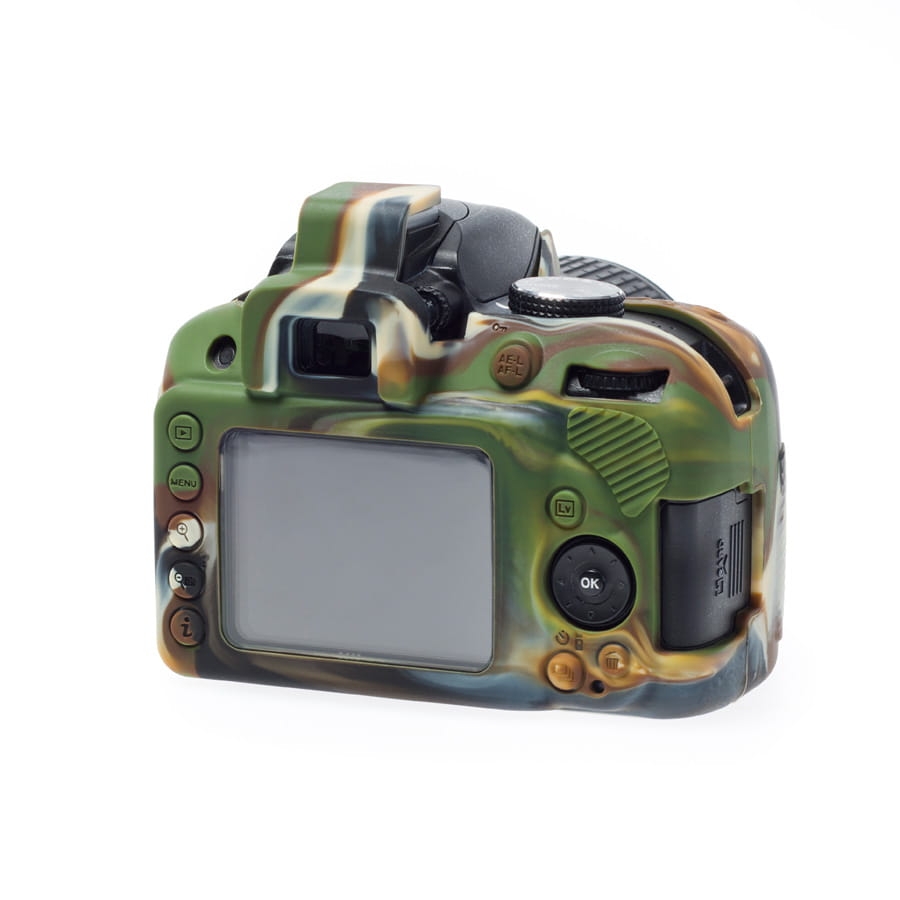easyCover silikonowa osłona na body aparatu Nikon D3300 / D3400 - kamuflaż