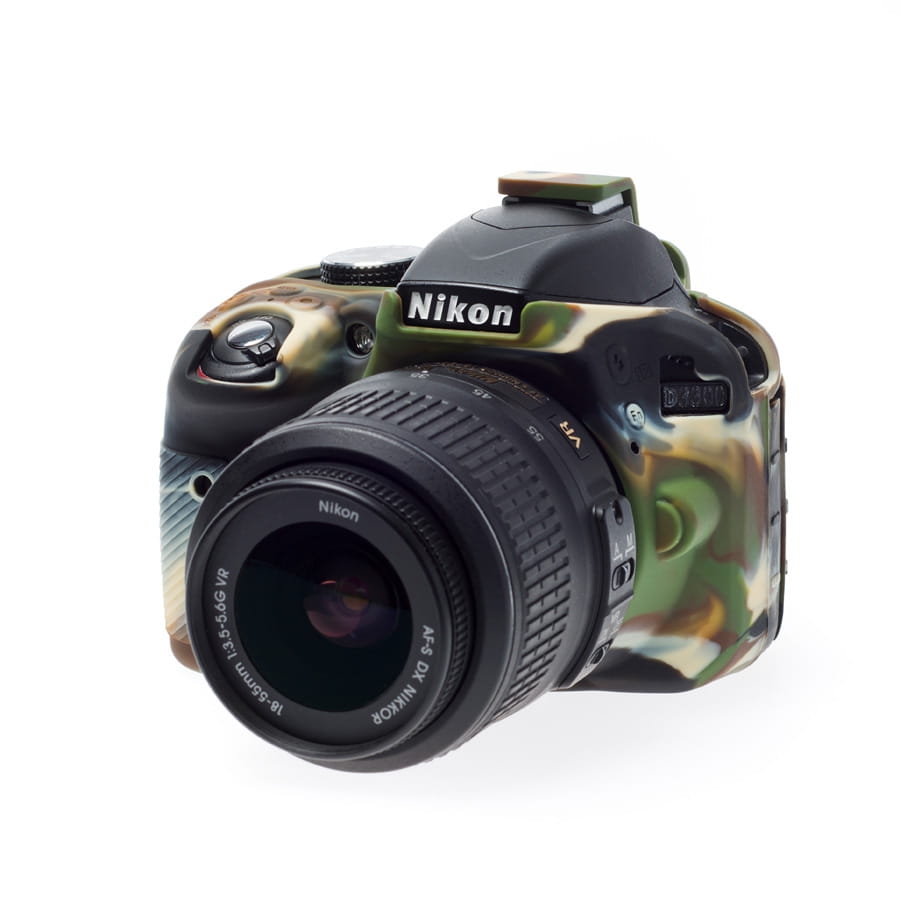 easyCover silikonowa osłona na body aparatu Nikon D3300 / D3400 - kamuflaż