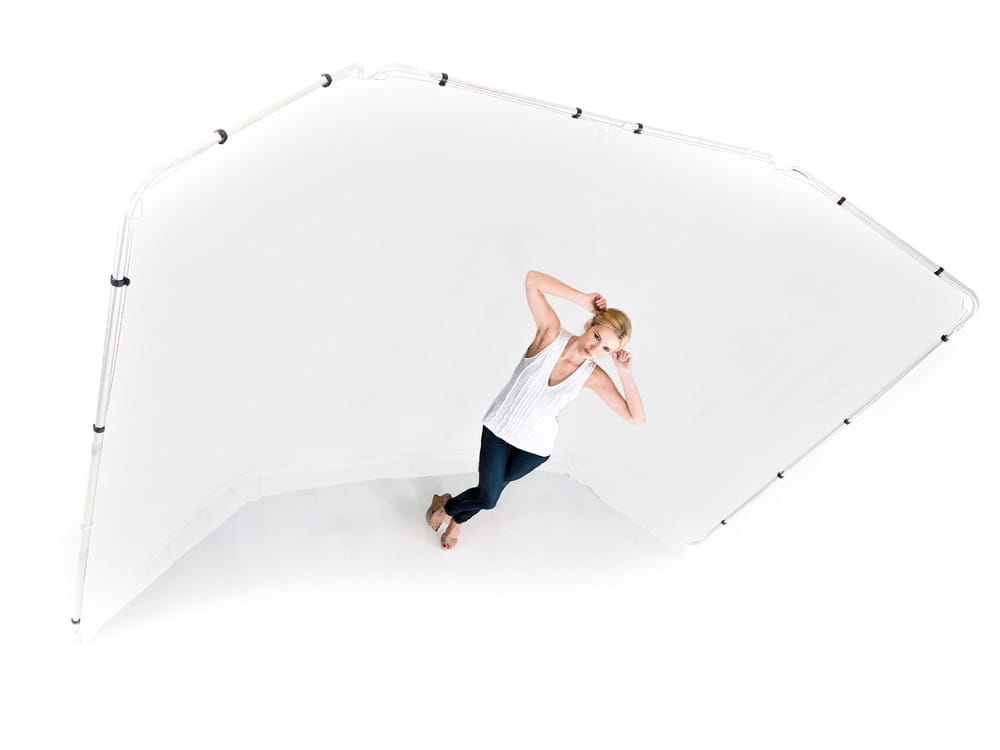 Tkanina biała do tła panoramicznego (tylko tkanina)