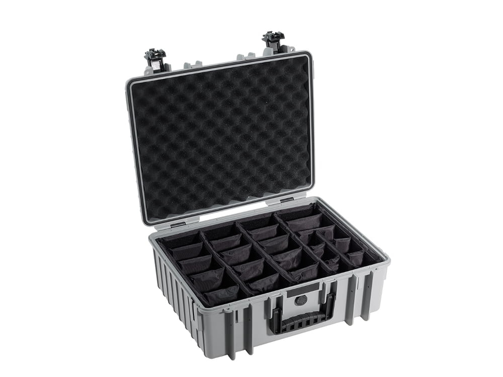 Walizka B&amp;W outdoor.cases typ 6000 szara z wkładem RPD