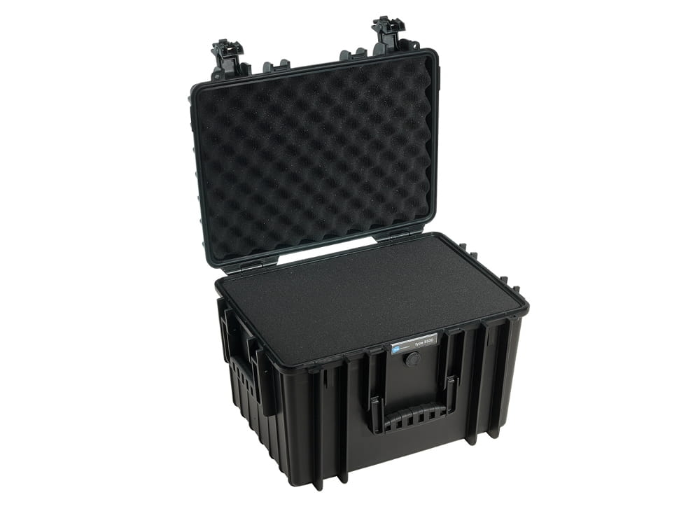 Walizka B&amp;W outdoor.cases typ 5500 czarna z wkładem SI
