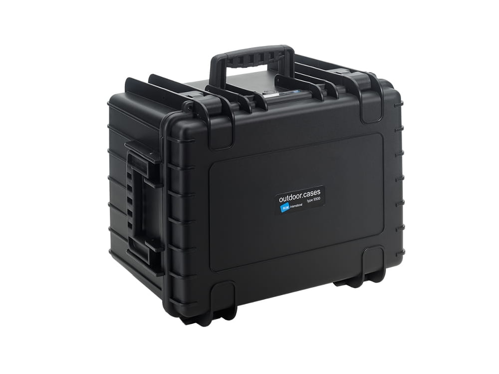 Walizka B&amp;W outdoor.cases typ 5500 czarna z wkładem RPD