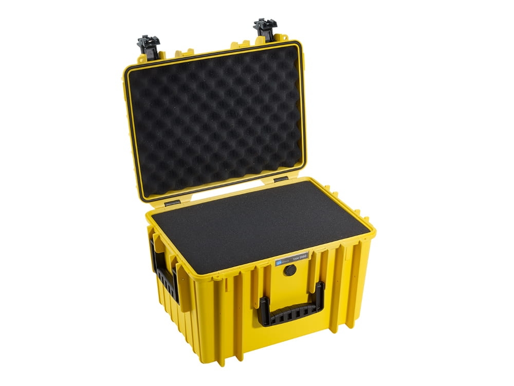Walizka B&amp;W outdoor.cases typ 5500 żółta z wkładem SI