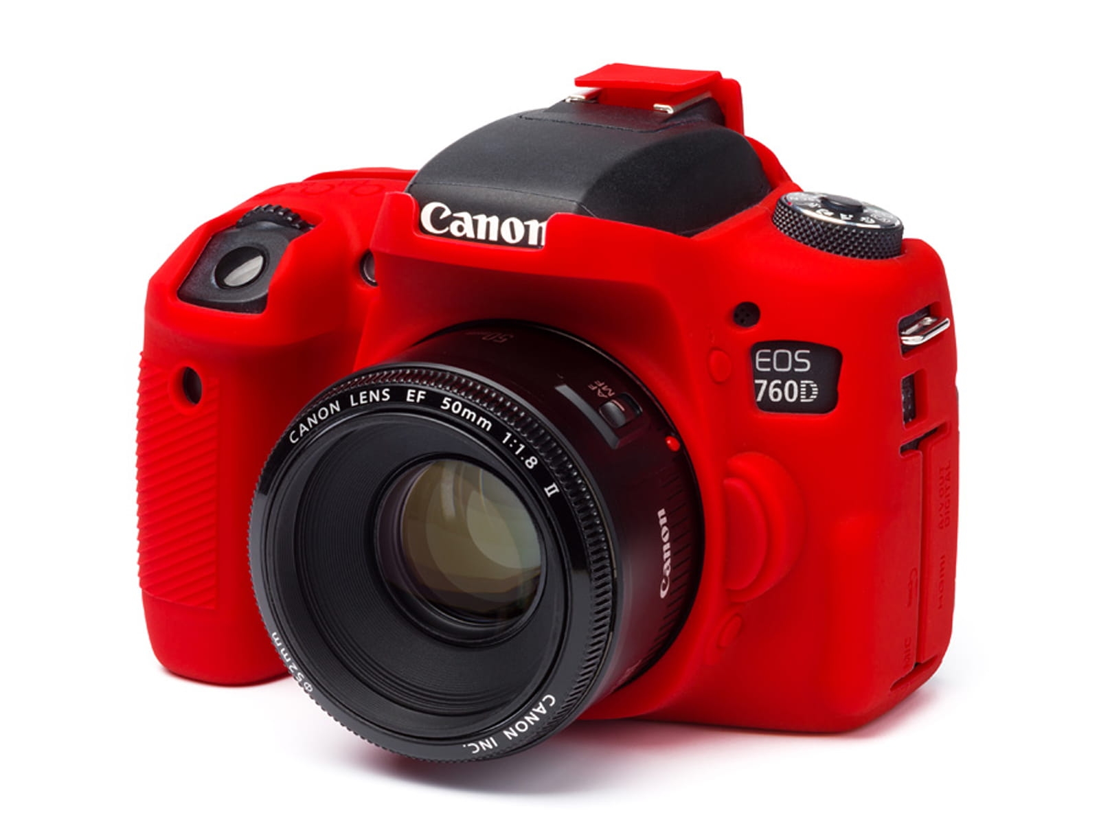easyCover silikonowa osłona na body Canon EOS 760D / T6s - czerwona