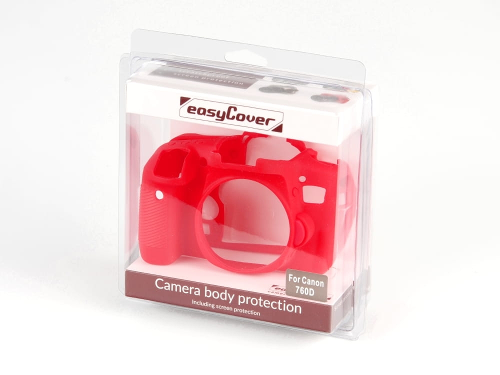 easyCover silikonowa osłona na body Canon EOS 760D / T6s - czerwona