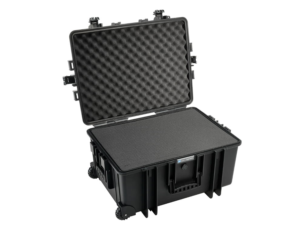 Walizka B&amp;W outdoor.cases typ 6800 czarna z wkładem SI