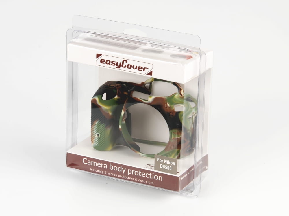 easyCover silikonowa osłona na body Nikon D5500 / D5600 - kamuflaż