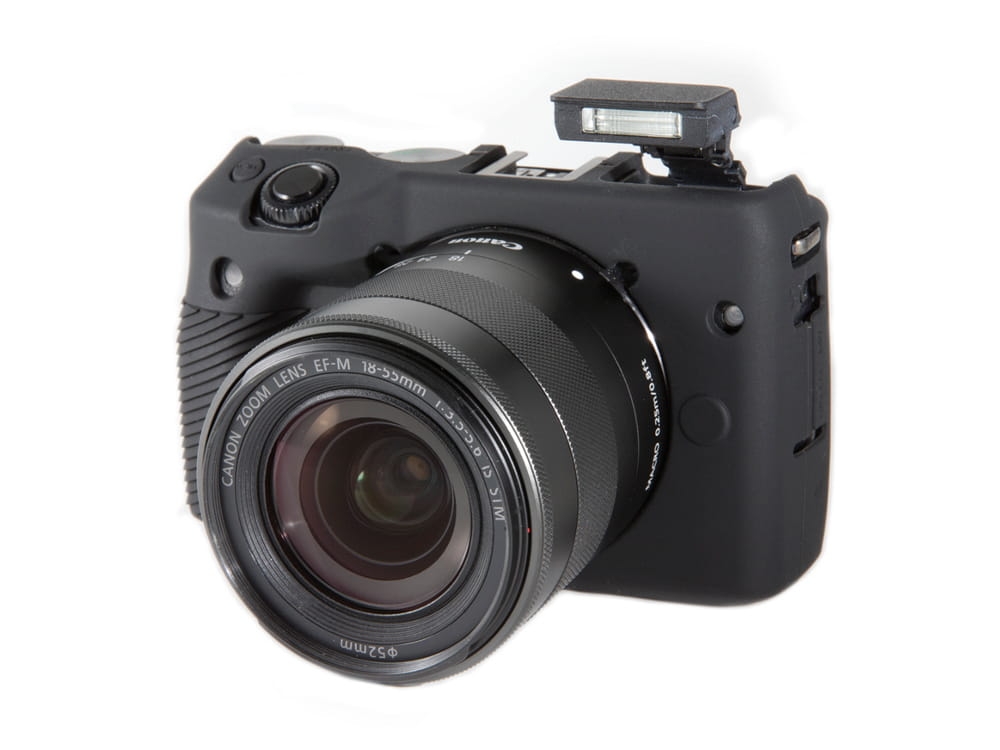 easyCover silikonowa osłona na body aparatu Canon EOS M3 - czarna