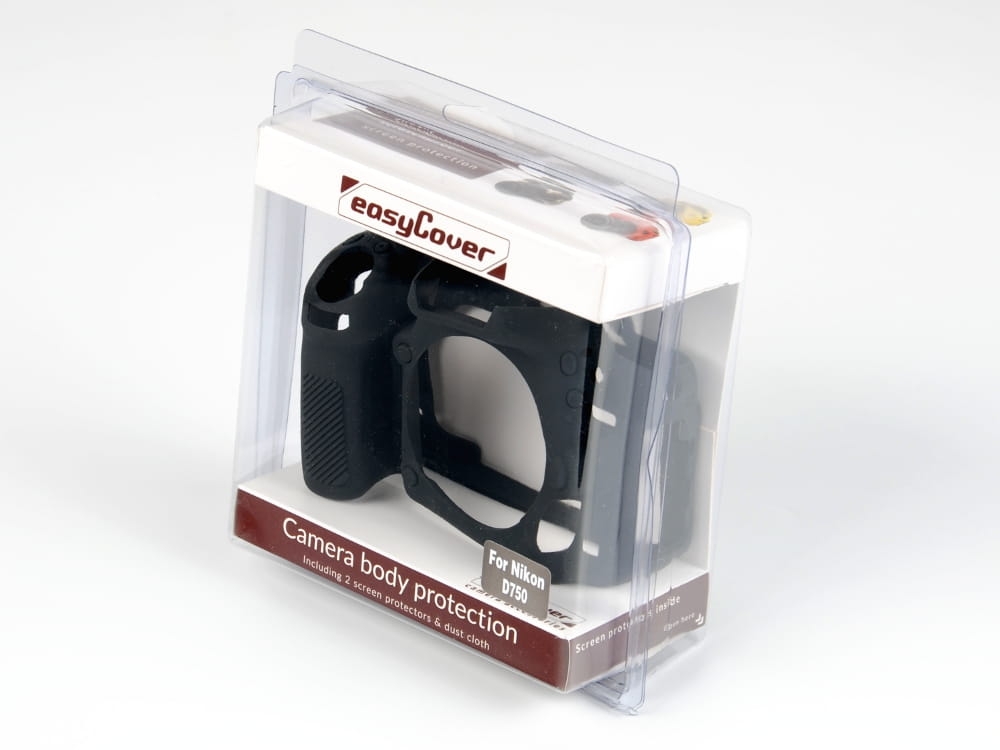 easyCover silikonowa osłona na body aparatu Nikon D750  - czarna