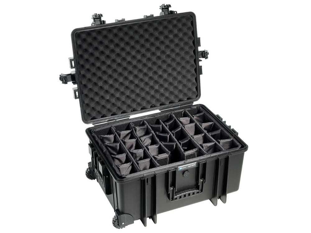 Walizka B&amp;W outdoor.cases typ 6800 czarna z wkładem RPD