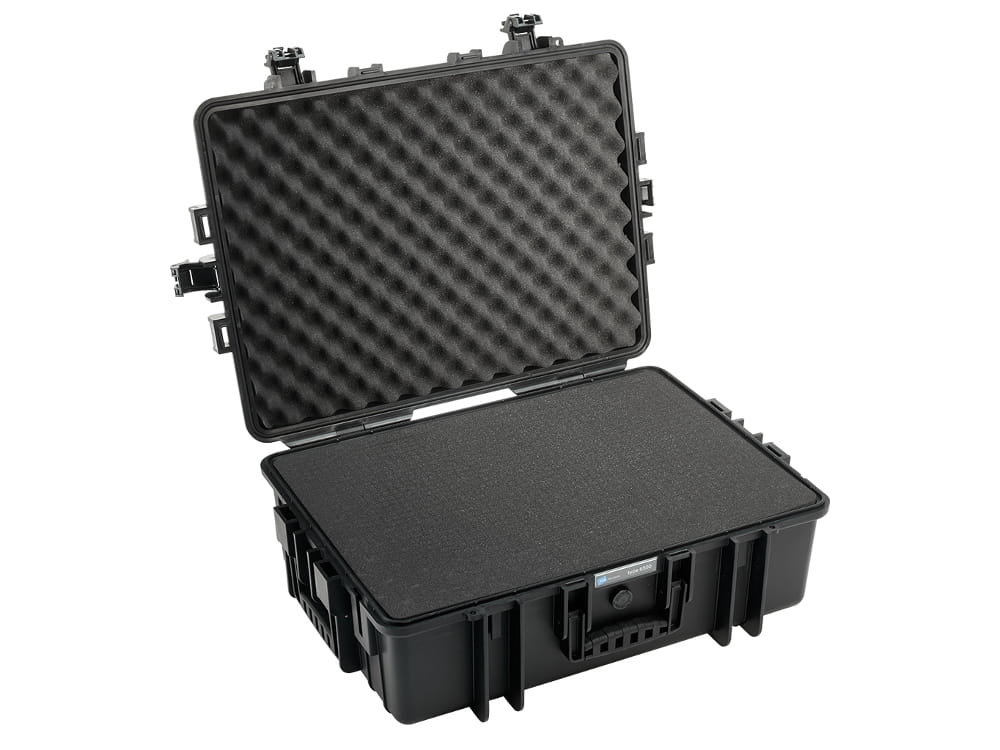 Walizka B&amp;W outdoor.cases typ 6500 czarna z wkładem SI
