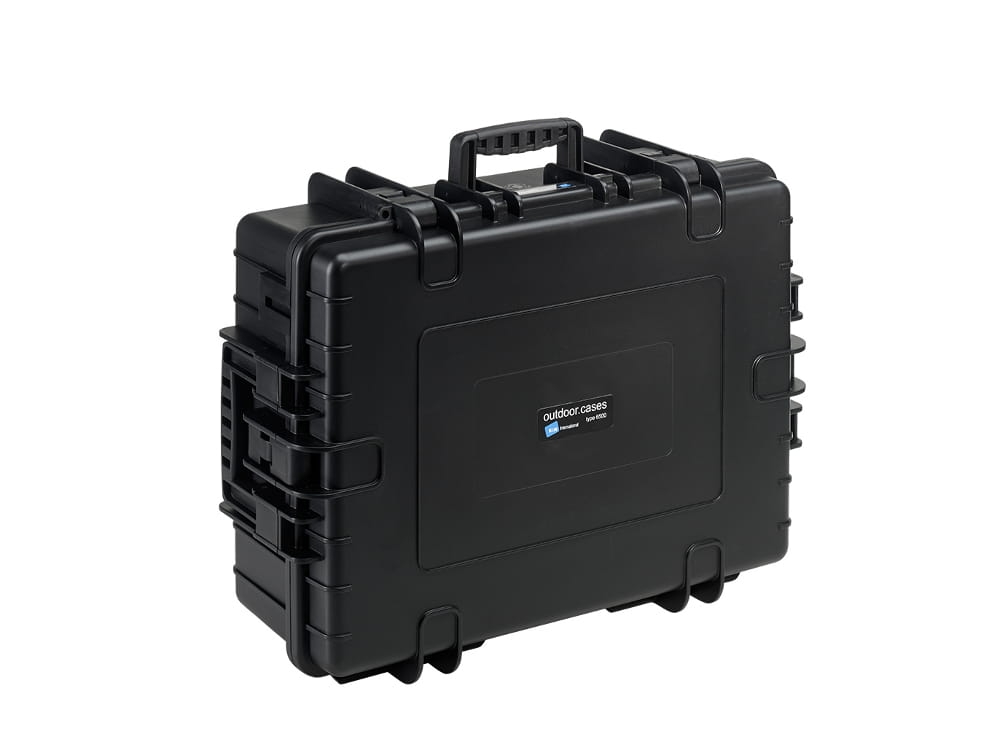 Walizka B&amp;W outdoor.cases typ 6500 czarna z wkładem SI