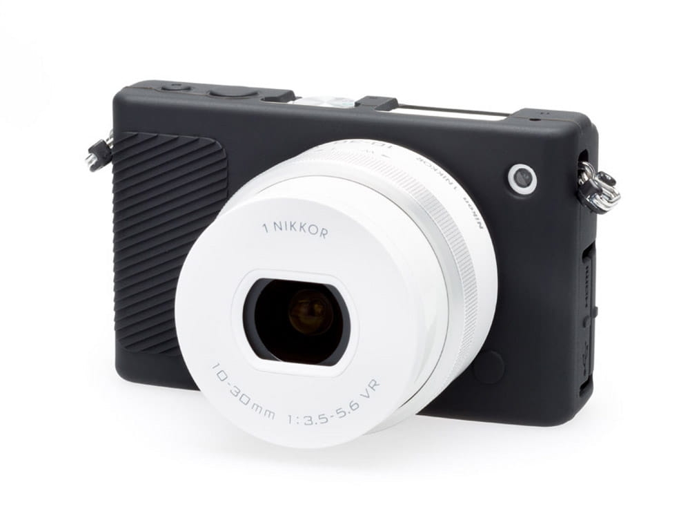 easyCover silikonowa osłona na body aparatu Nikon J4  - czarna