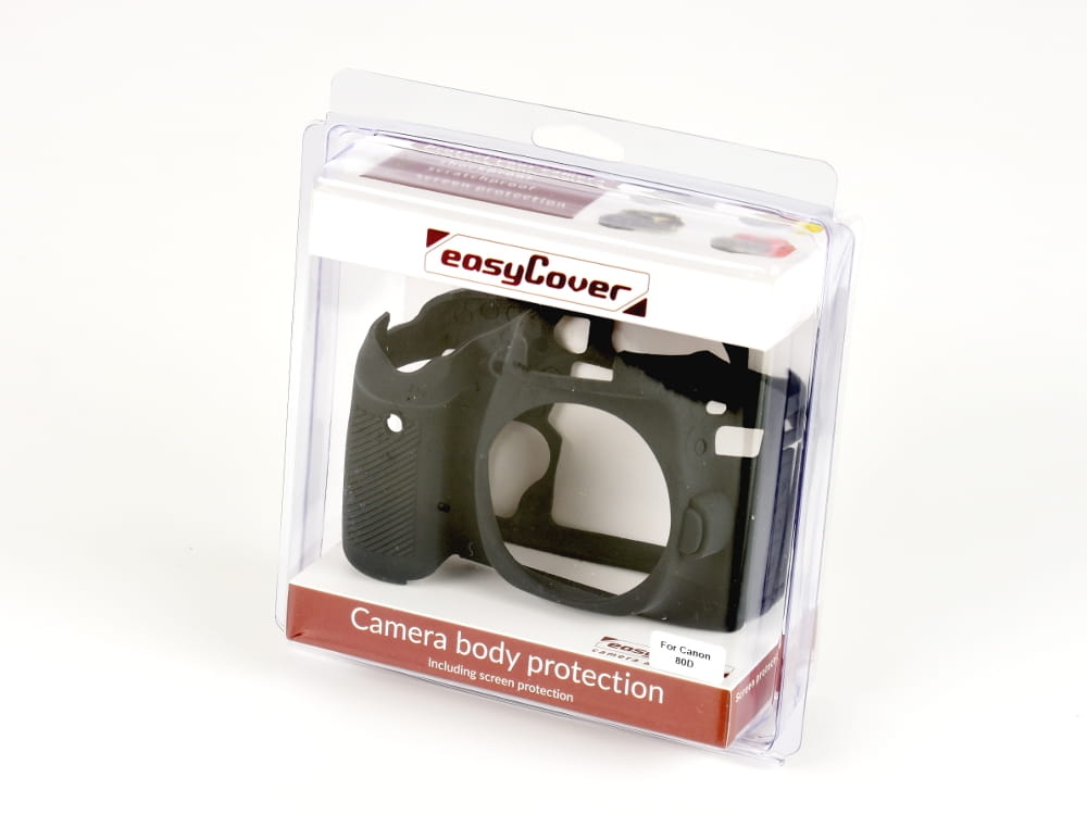 easyCover silikonowa osłona na body Canon EOS 80D - czarna
