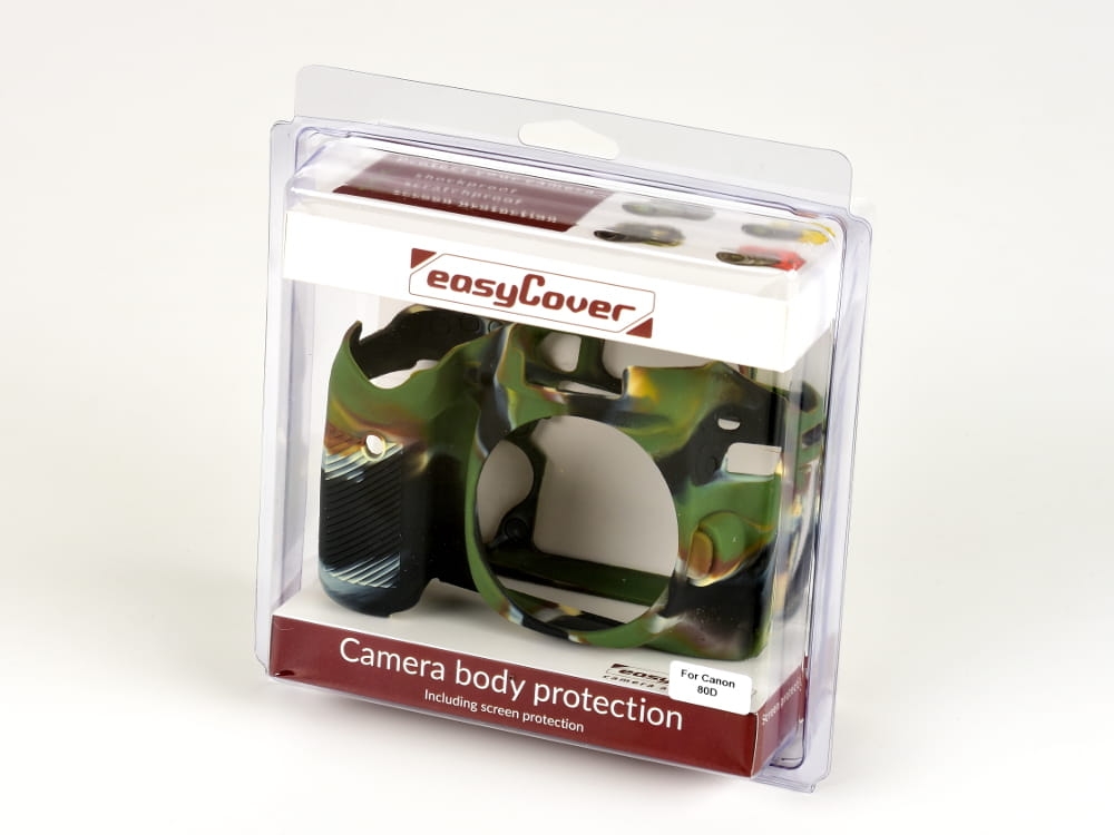 easyCover silikonowa osłona na body Canon EOS 80D - kamuflaż