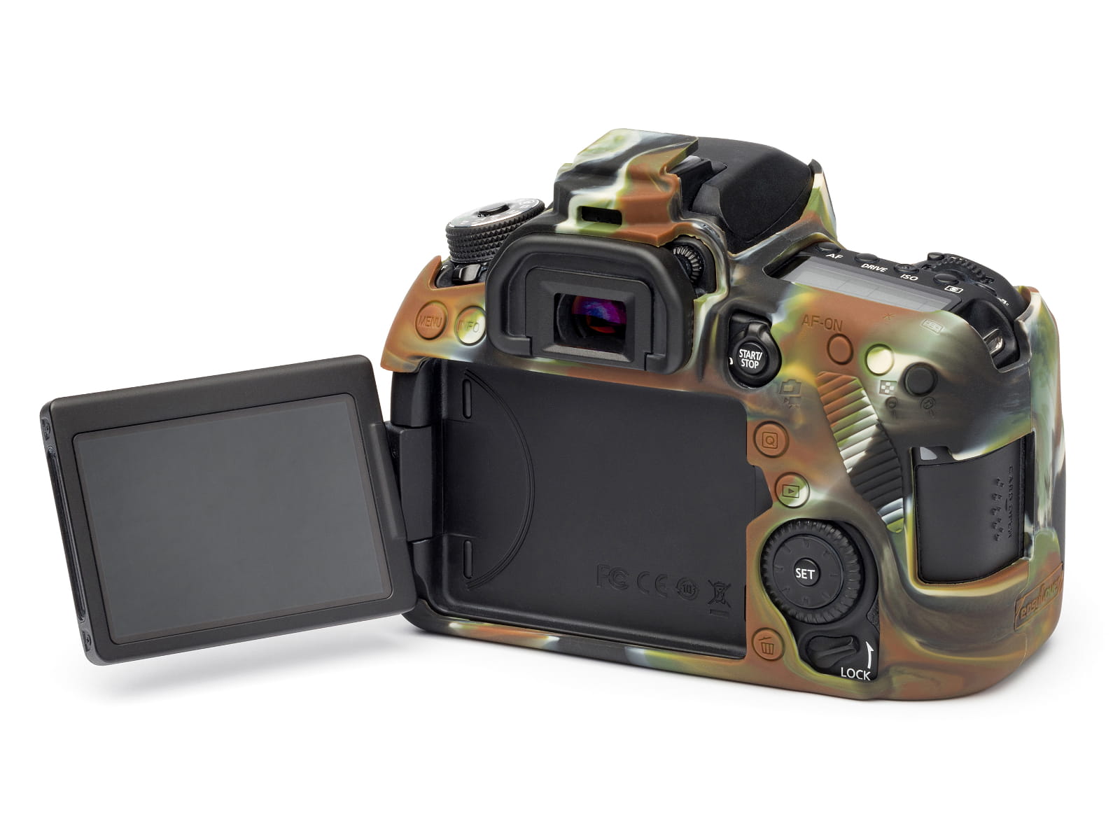 easyCover silikonowa osłona na body Canon EOS 80D - kamuflaż